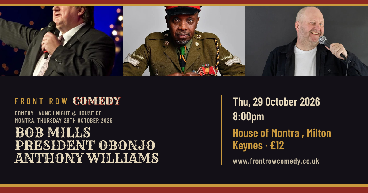 Comedy Launch Night @ House of Montra, Thursday 29th October 2026 poster