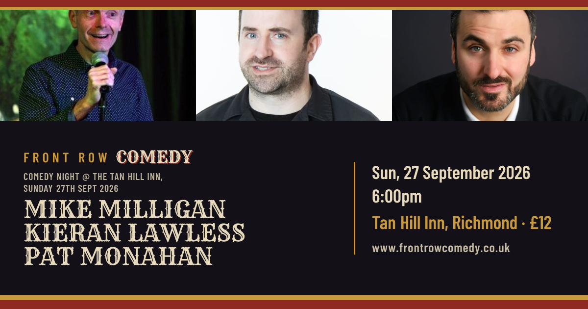 Comedy Night @ The Tan Hill Inn, Sunday 27th Sept 2026 poster