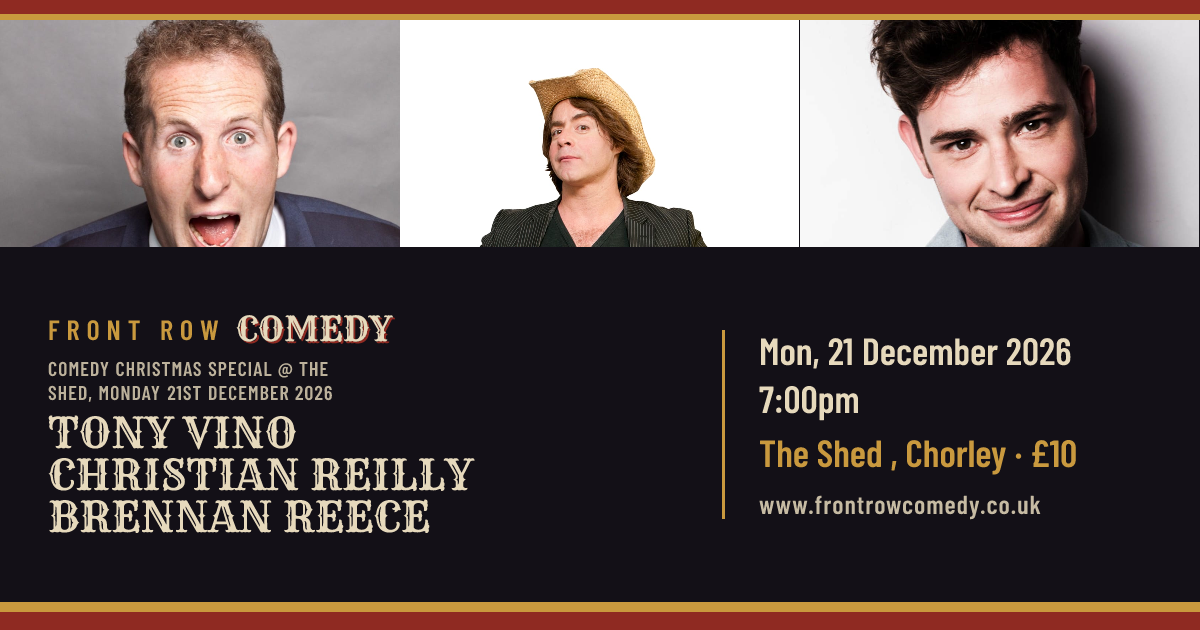 Comedy Christmas Special @ The Shed, Monday 21st December 2026 poster