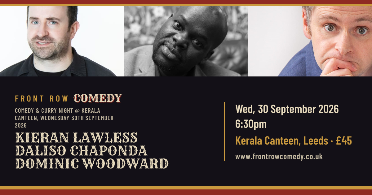 Comedy & Curry Night @ Kerala Canteen, Wednesday 30th September 2026 poster