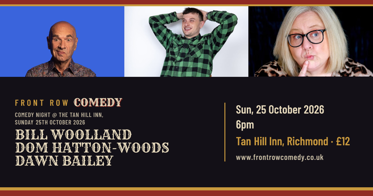 Comedy Night @ The Tan Hill Inn, Sunday 25th October 2026 poster